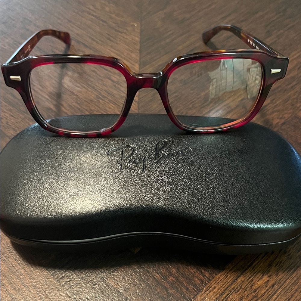 Ray-Ban Red and Black Glasses